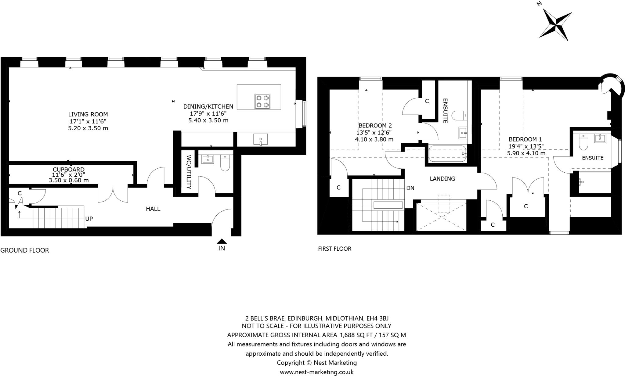 Bells Brae, Edinburgh, Midlothian floorplan