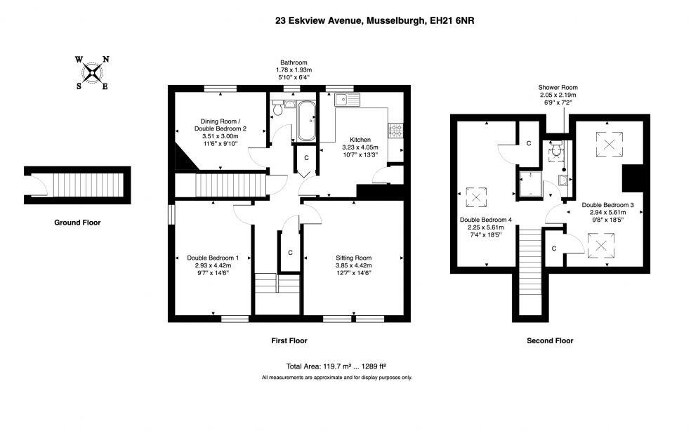 23 Eskview Avenue, Musselburgh, EH21 6NR floorplan