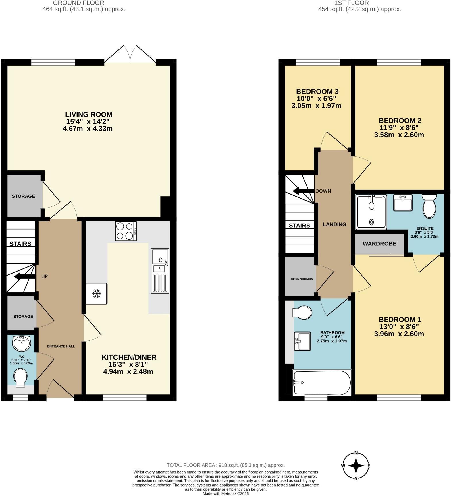 Dewberry Close, Faversham, Kent, ME13 floorplan