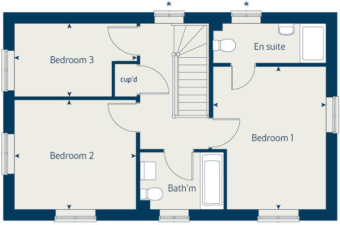Off Osier Way,
Buckingham,
MK18 1TG floorplan