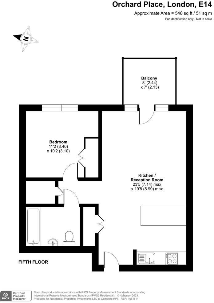 Orchard Place, London, E14 floorplan
