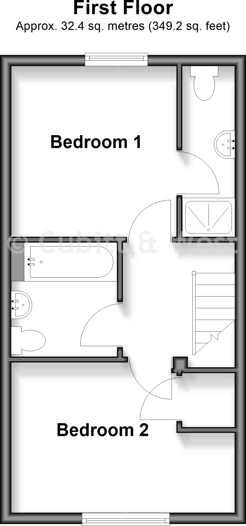 Small Copse, West Broyle, Chichester, West Sussex floorplan