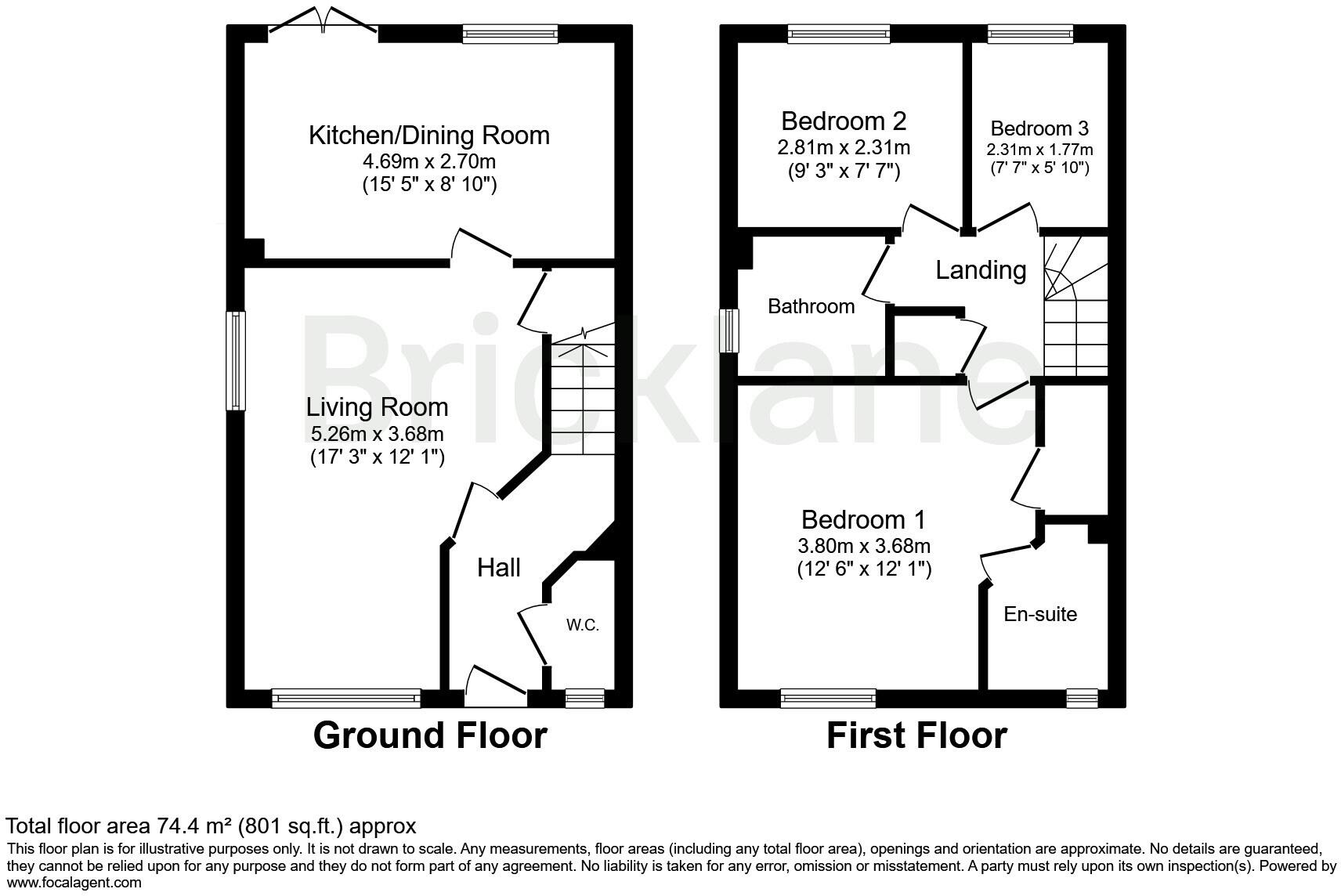 Garland Road, Weldon, CORBY floorplan
