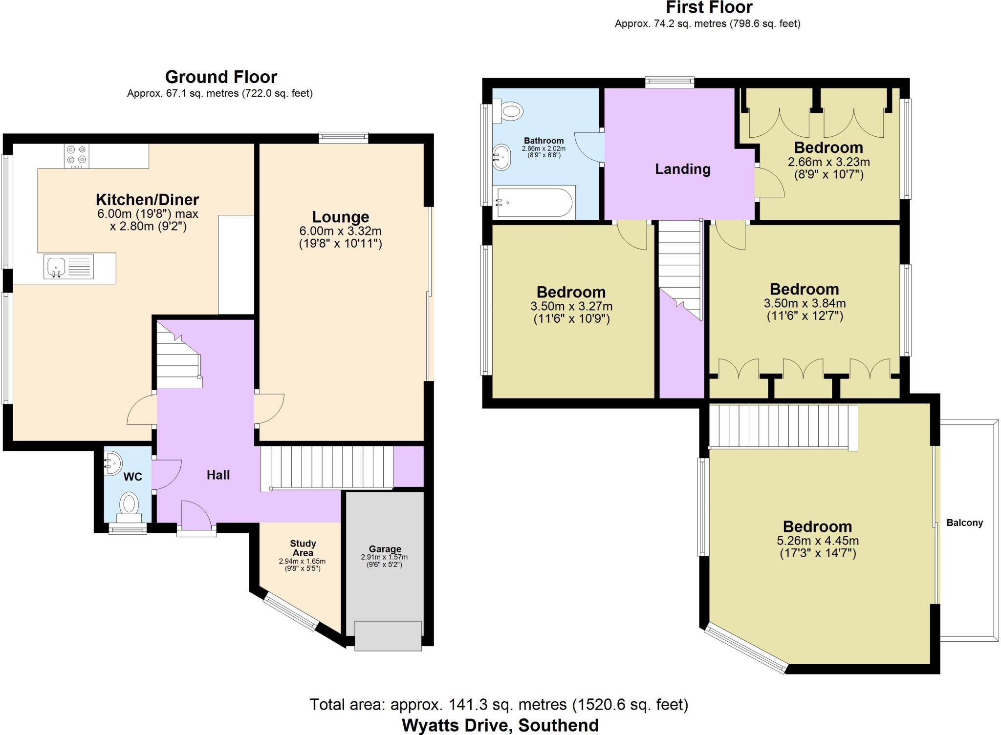 Wyatts Drive, Thorpe Bay, Essex, SS1 floorplan