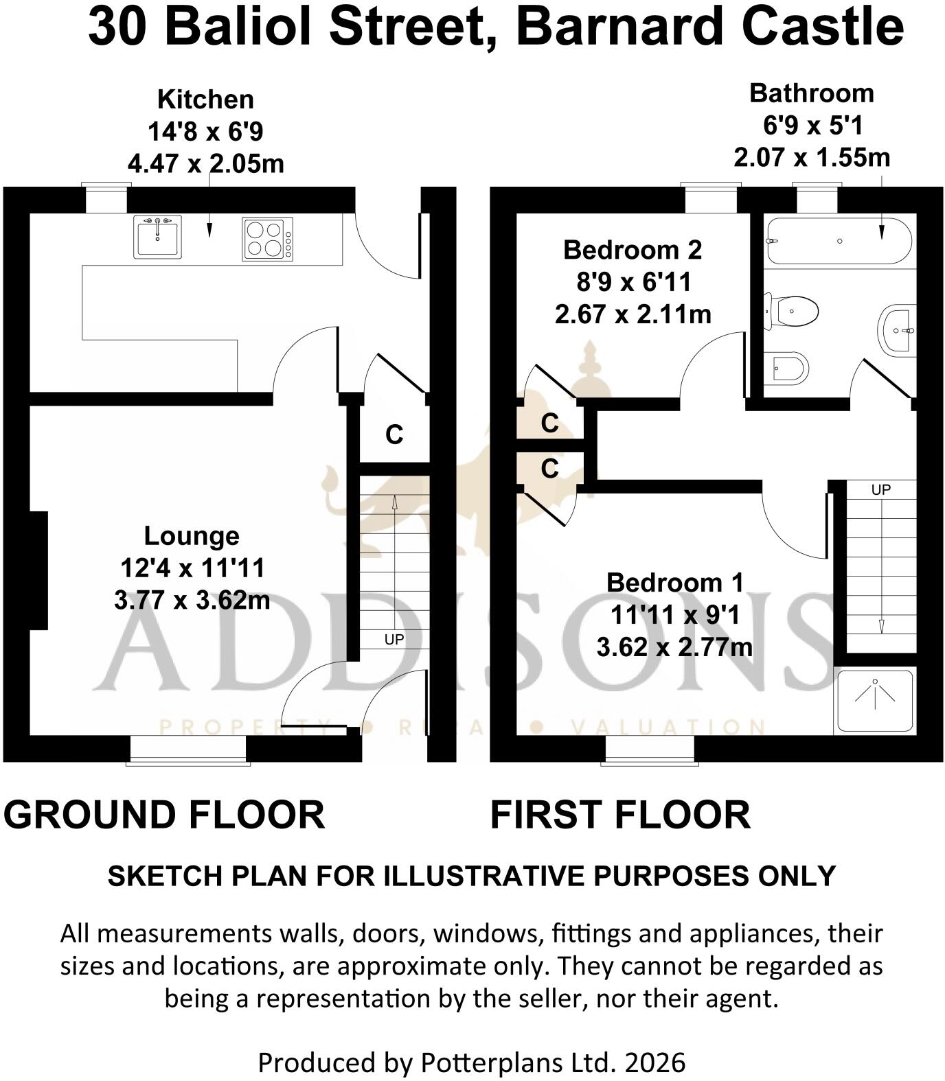 Baliol Street, Barnard Castle, County Durham, DL12 floorplan