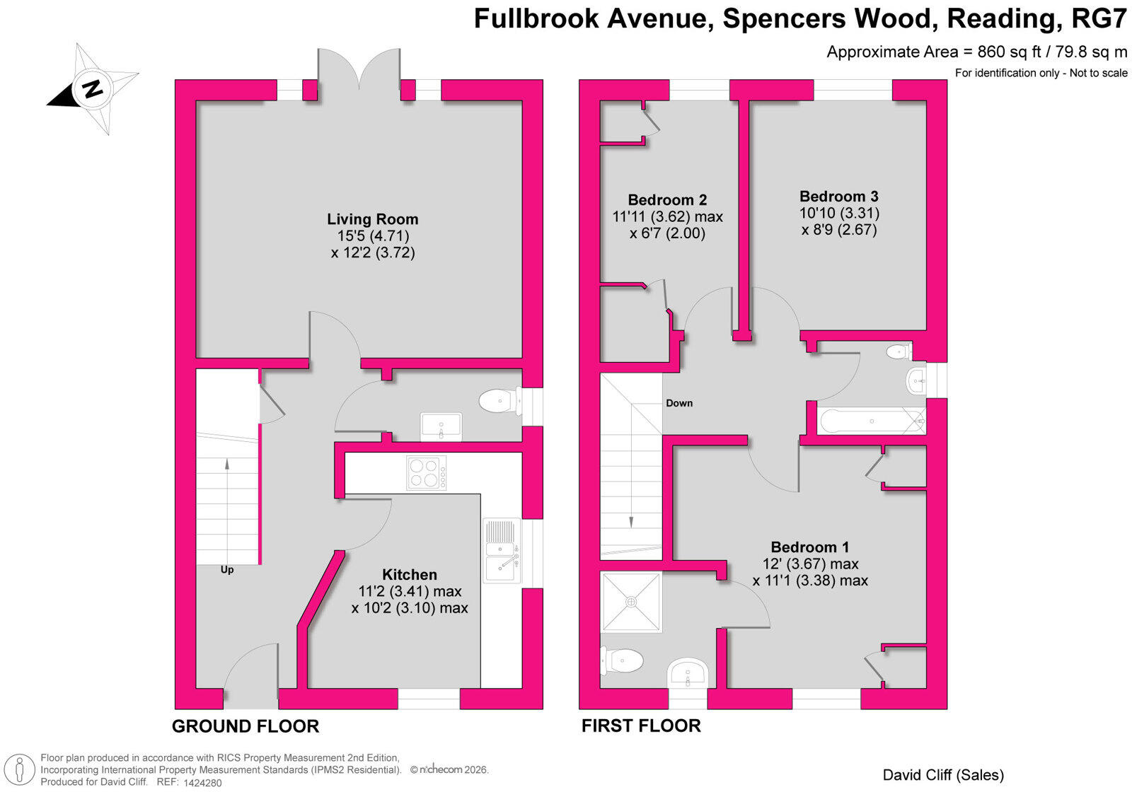 Fullbrook Avenue, Spencers Wood, Reading, Berkshire, RG7 floorplan