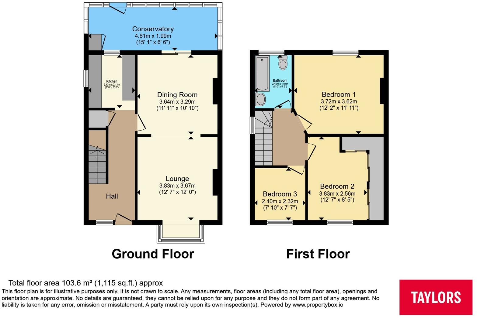 Croomes Hill, Downend, Bristol, BS16 floorplan