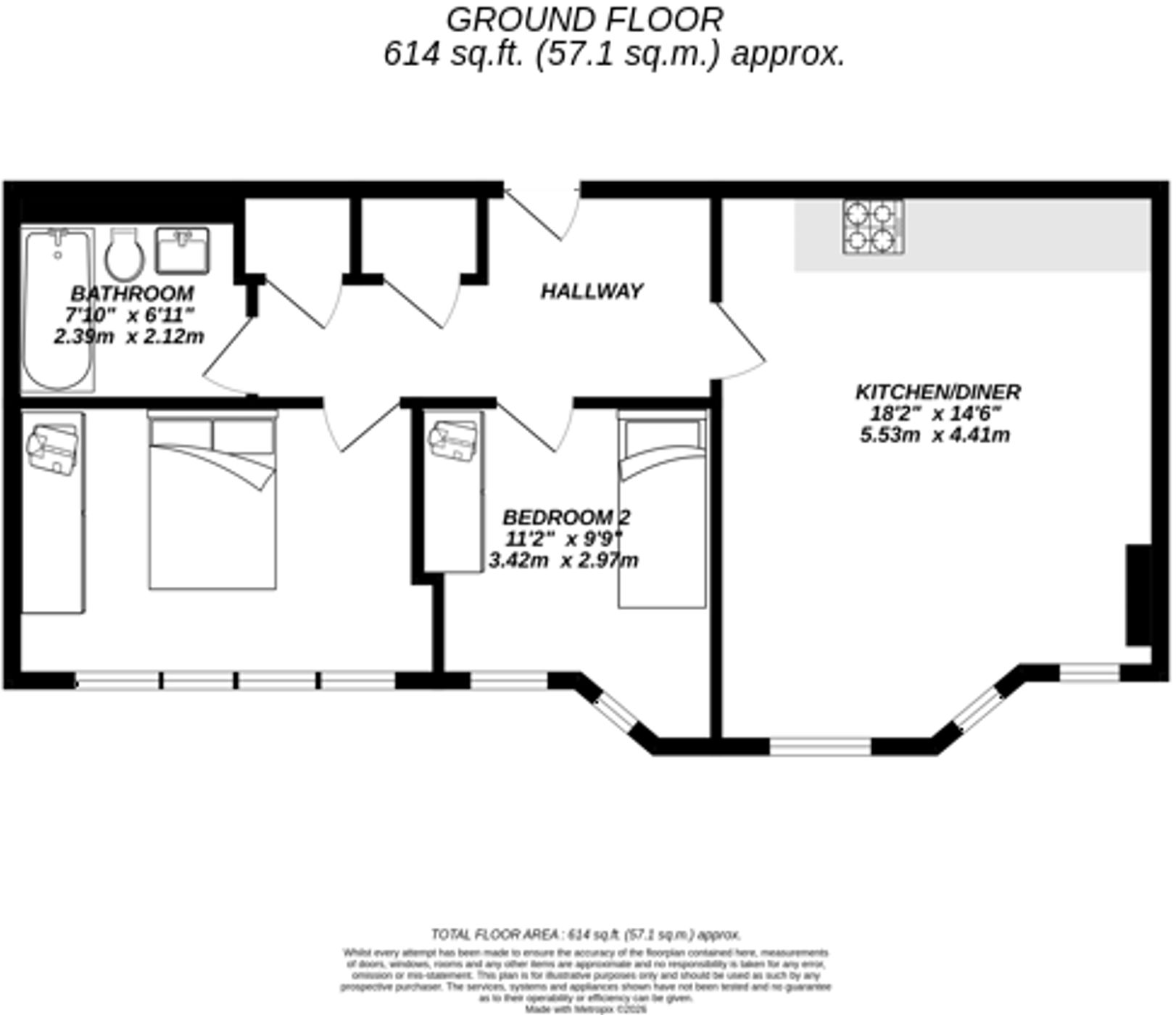 West Gate, London, W5 floorplan