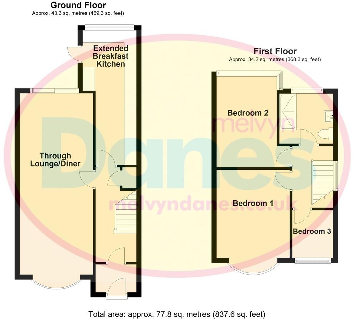 Aldershaw Road, South Yardley, Birmingham floorplan