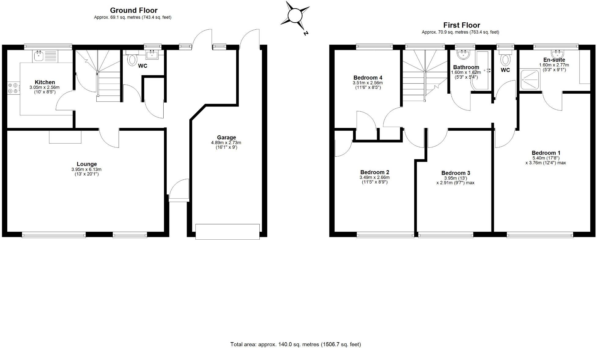 Latham Avenue, Frimley, Camberley, Surrey, GU16 8PW floorplan