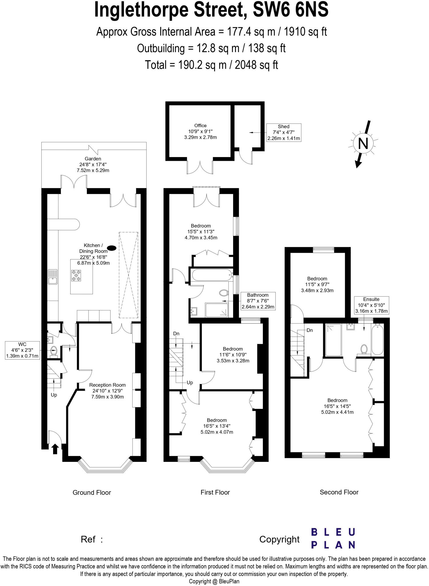 Inglethorpe Street, London, SW6 floorplan