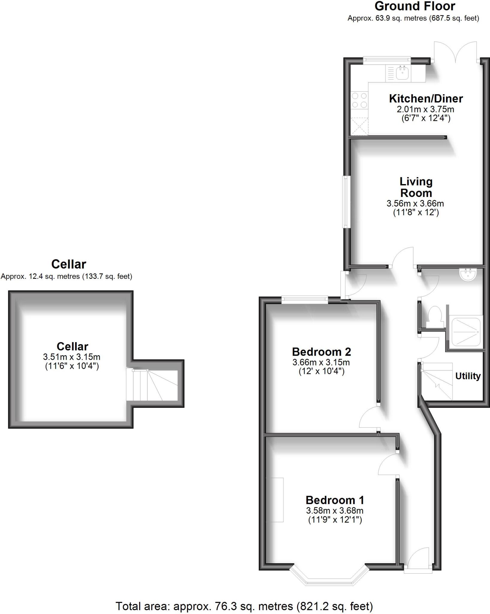 Lyndhurst Road Chichester PO19 floorplan