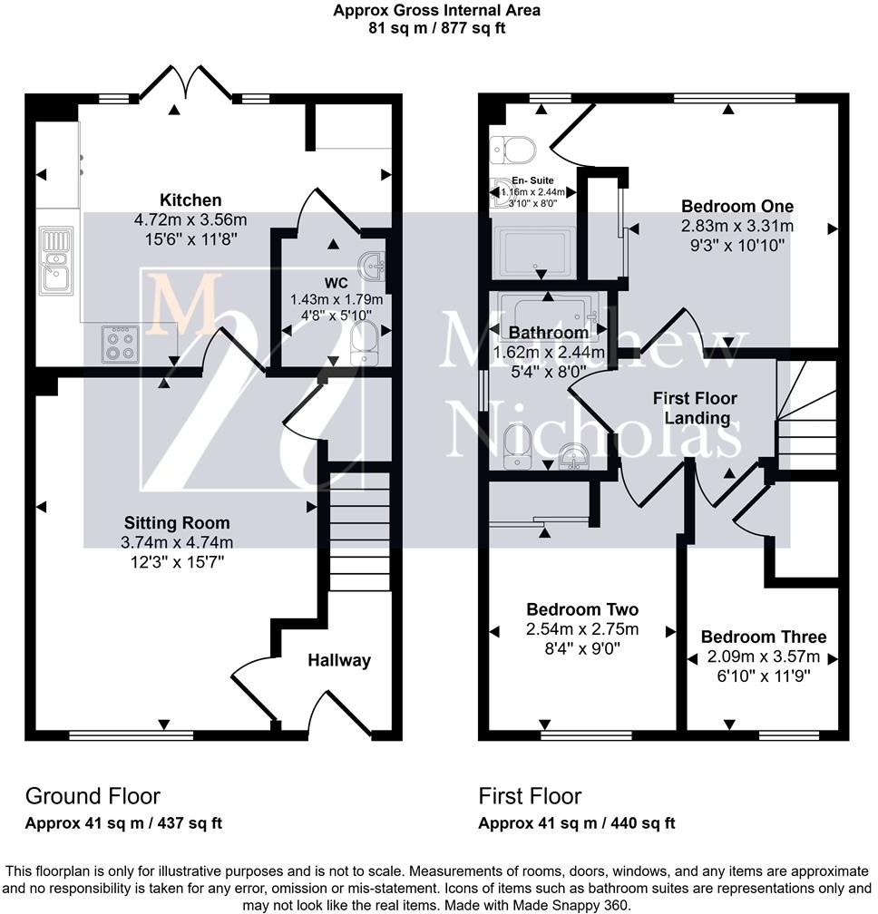 Hollowell Street, Wollaston, Wellingborough floorplan