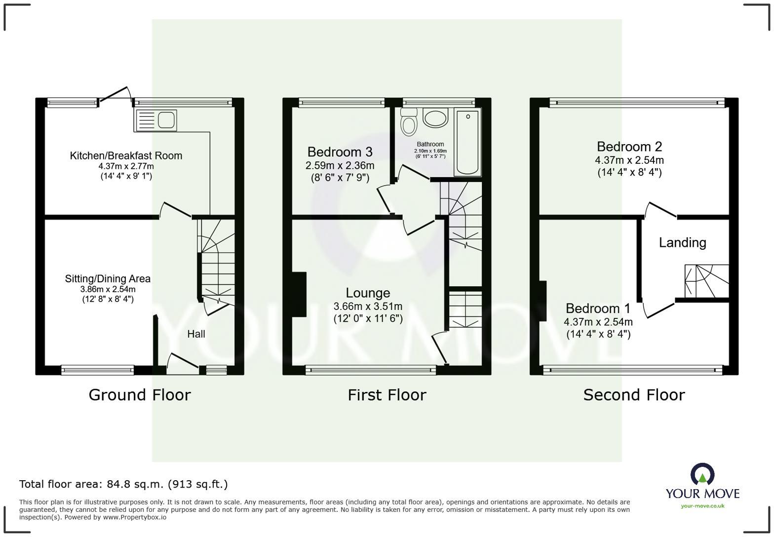 All Saints Road, Sittingbourne, Kent, ME10 floorplan