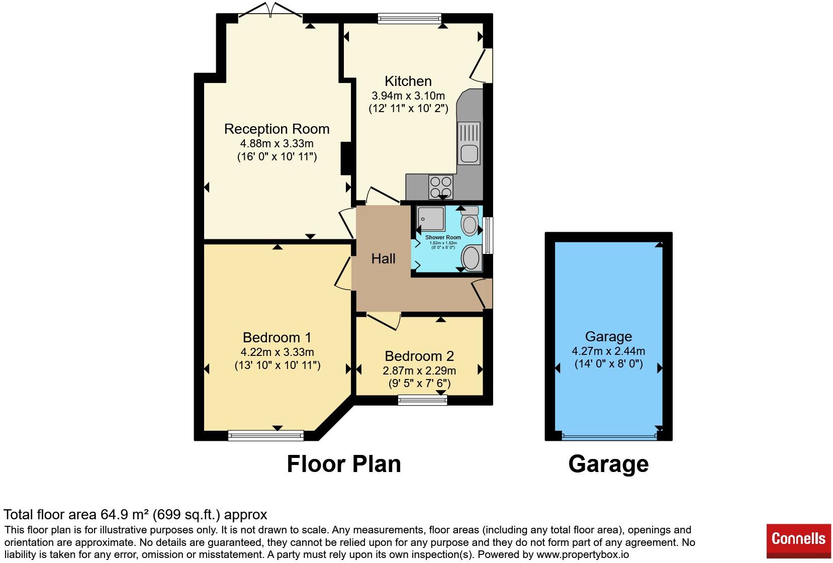 Canberra Gardens, Luton floorplan