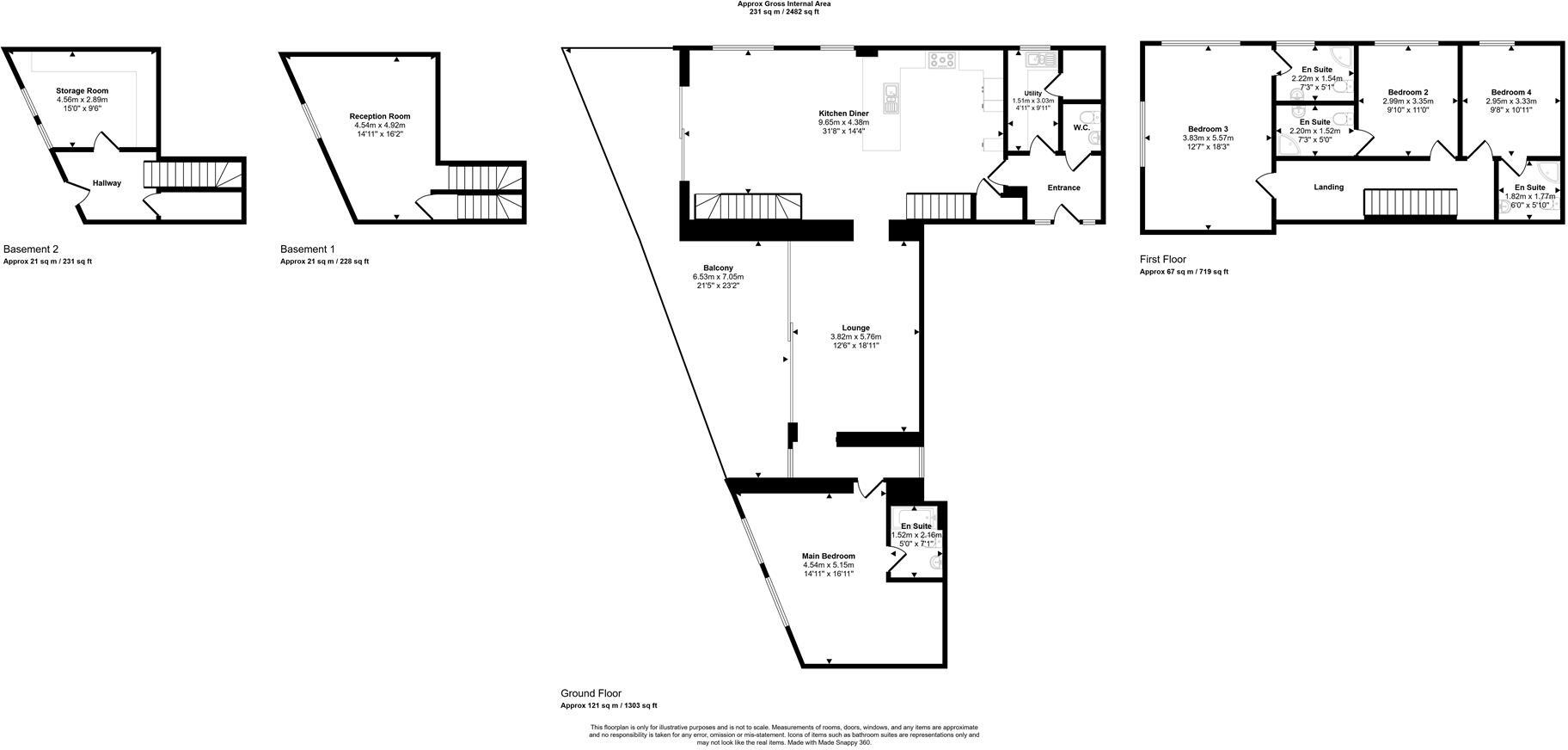 Glyn Garth, Menai Bridge floorplan