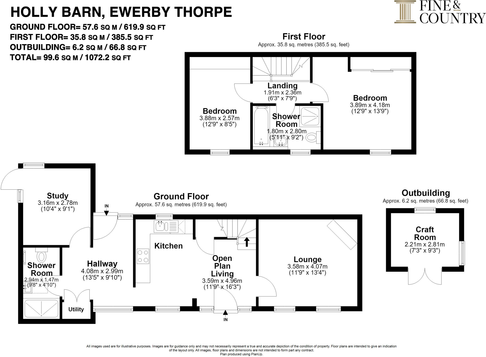 Holly Barn, 1 Thorpe Road, Ewerby, Sleaford, NG34 floorplan