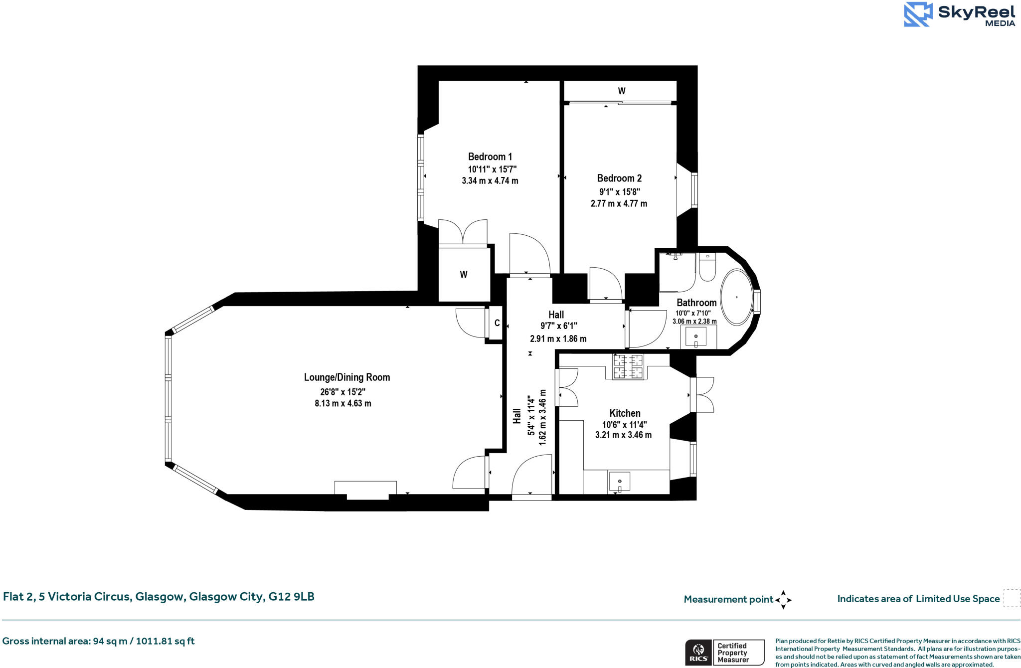 5, Victoria Circus, Dowanhill, Glasgow floorplan