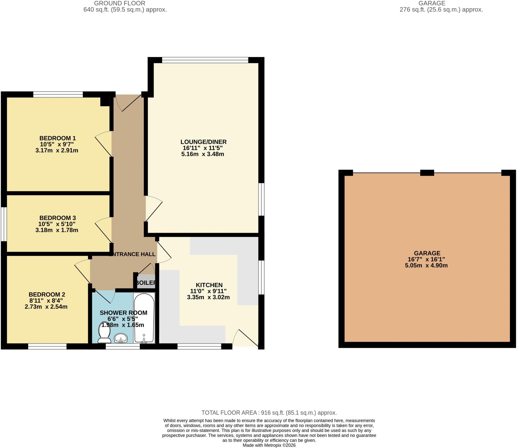 Gardenfield, Skellingthorpe floorplan