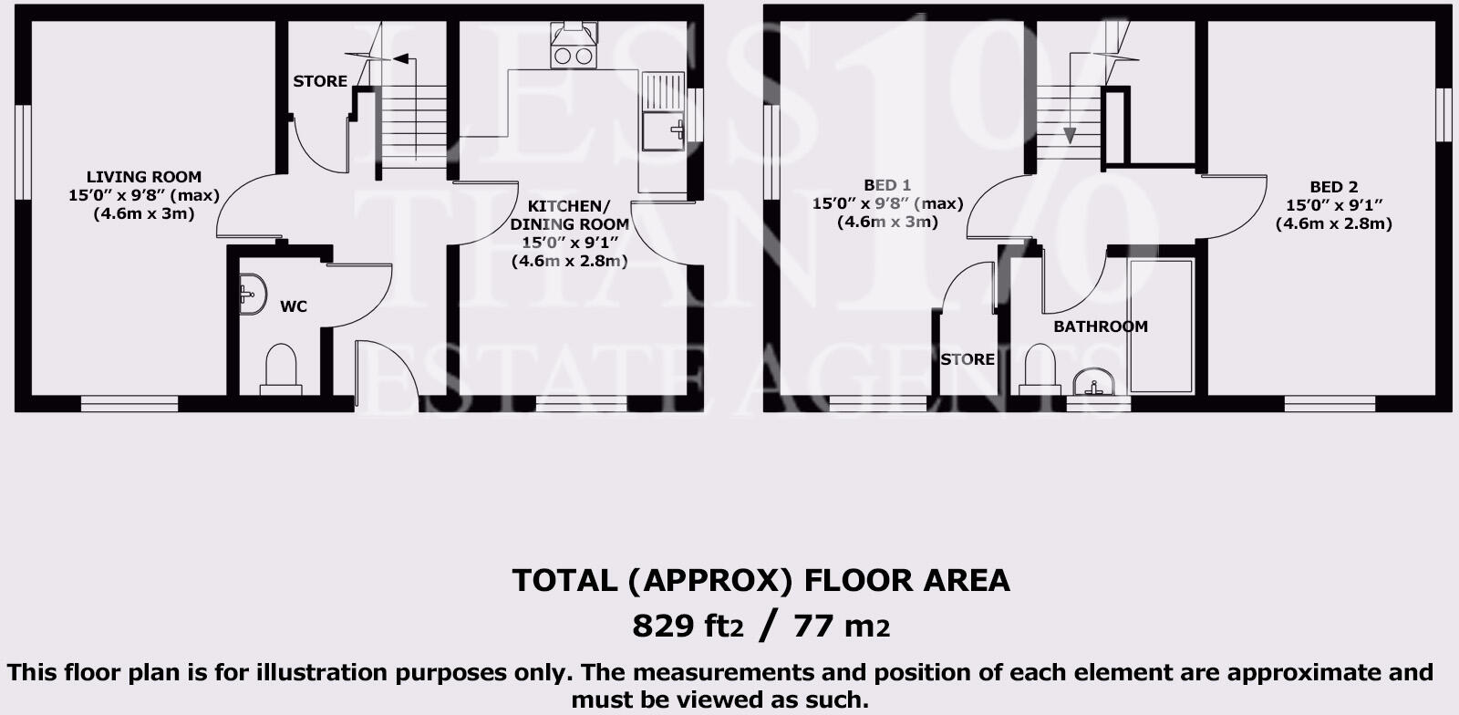 Hill Fort Close - NN4 floorplan
