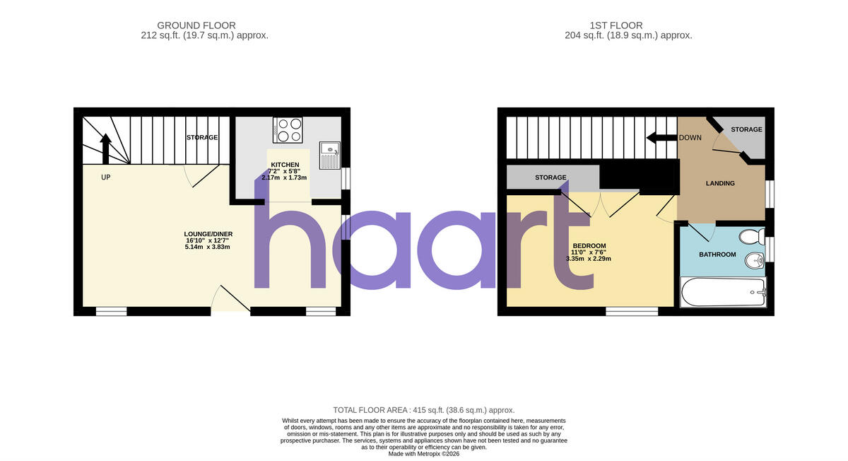 Hadley Grange, Harlow floorplan