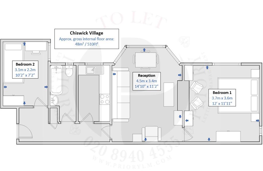 Chiswick Village, Chiswick floorplan