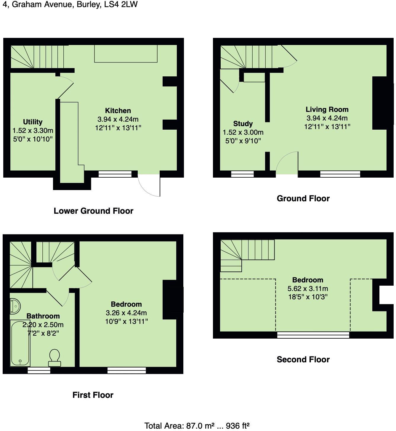 Graham Avenue, Leeds floorplan