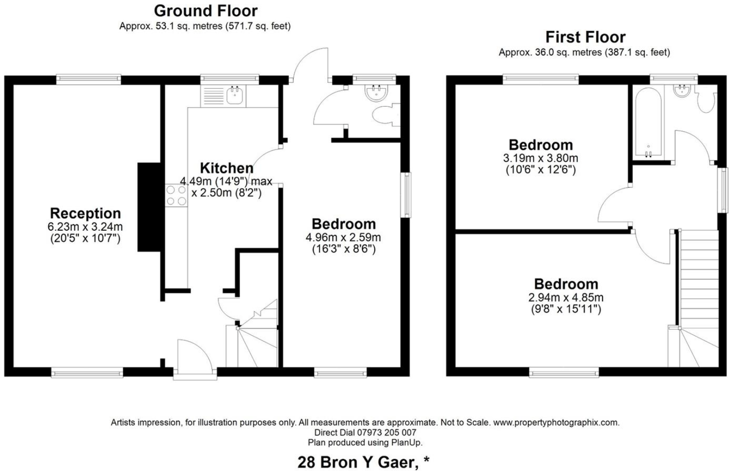 26 Bron Y Gaer floorplan