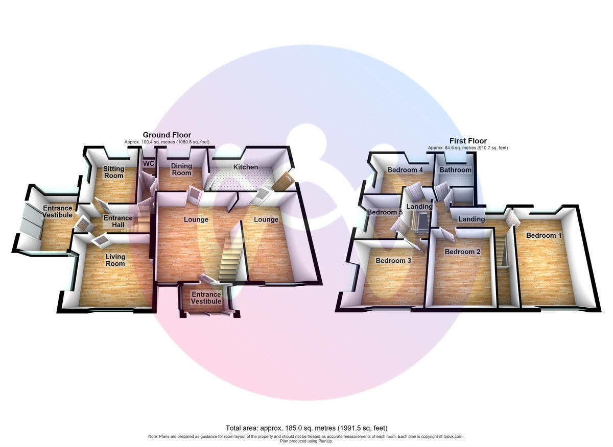 Ffordd Fodolydd, Y Felinheli, Gwynedd, LL56 floorplan