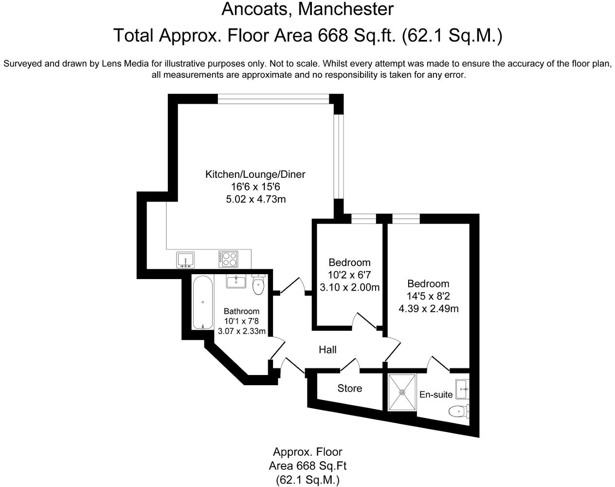 Great Ancoats Street, Manchester, M4 6DT floorplan
