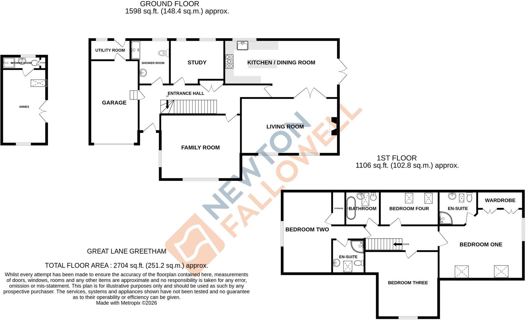 Great Lane, Greetham floorplan