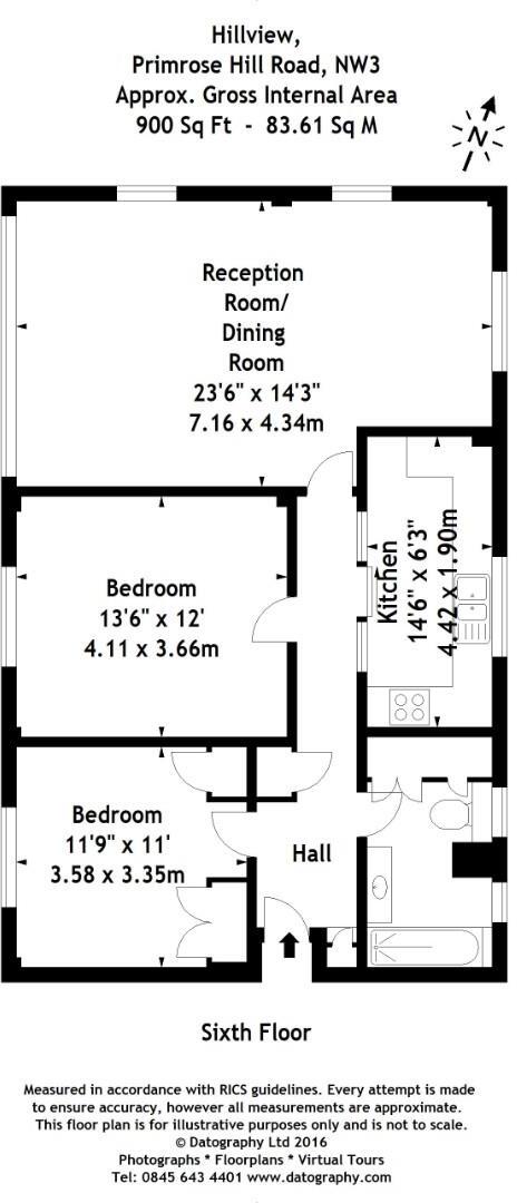 Primrose Hill Road, Primrose Hill NW3 floorplan