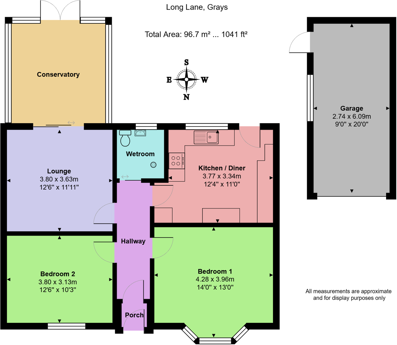 Long Lane, Grays, RM16 2PP floorplan