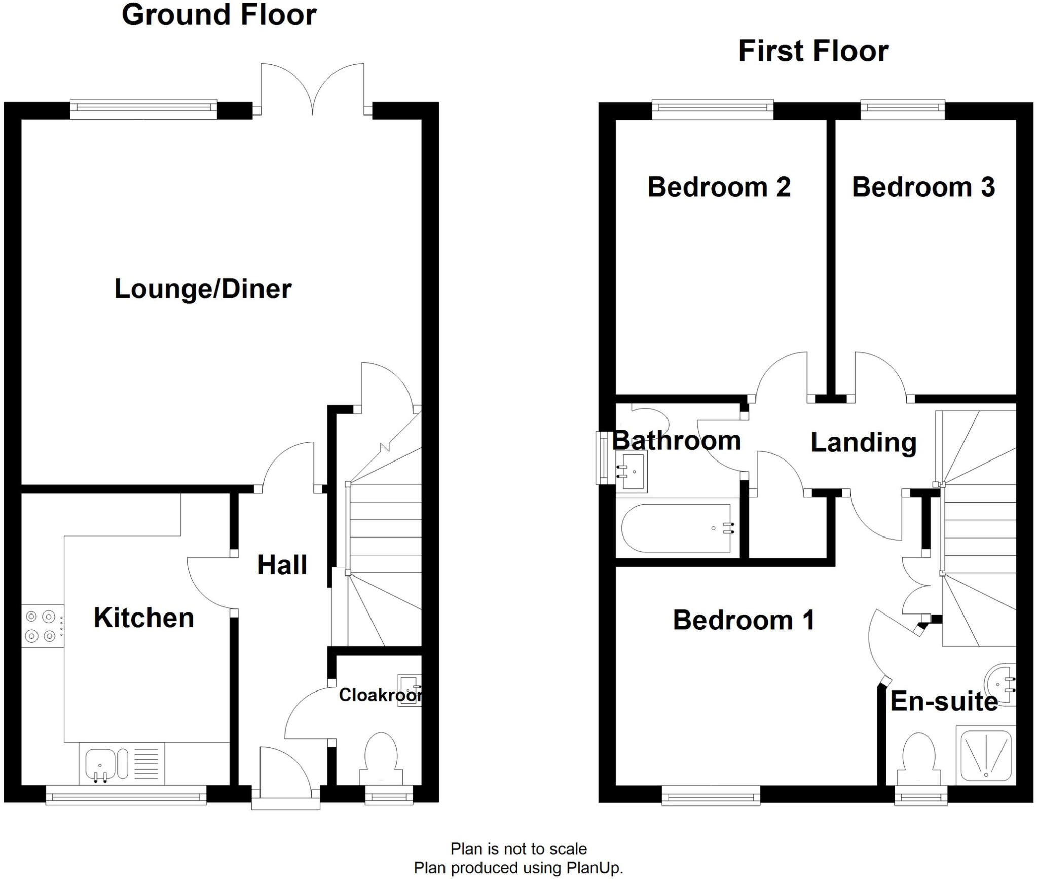 Dyffryn Y Coed, Church Village CF38 1PQ floorplan