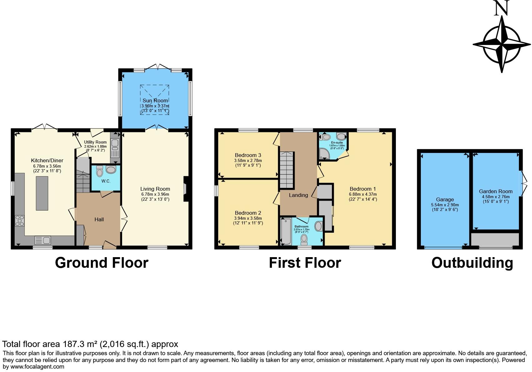9, Main Drive, Sudbrooke, LN2 floorplan