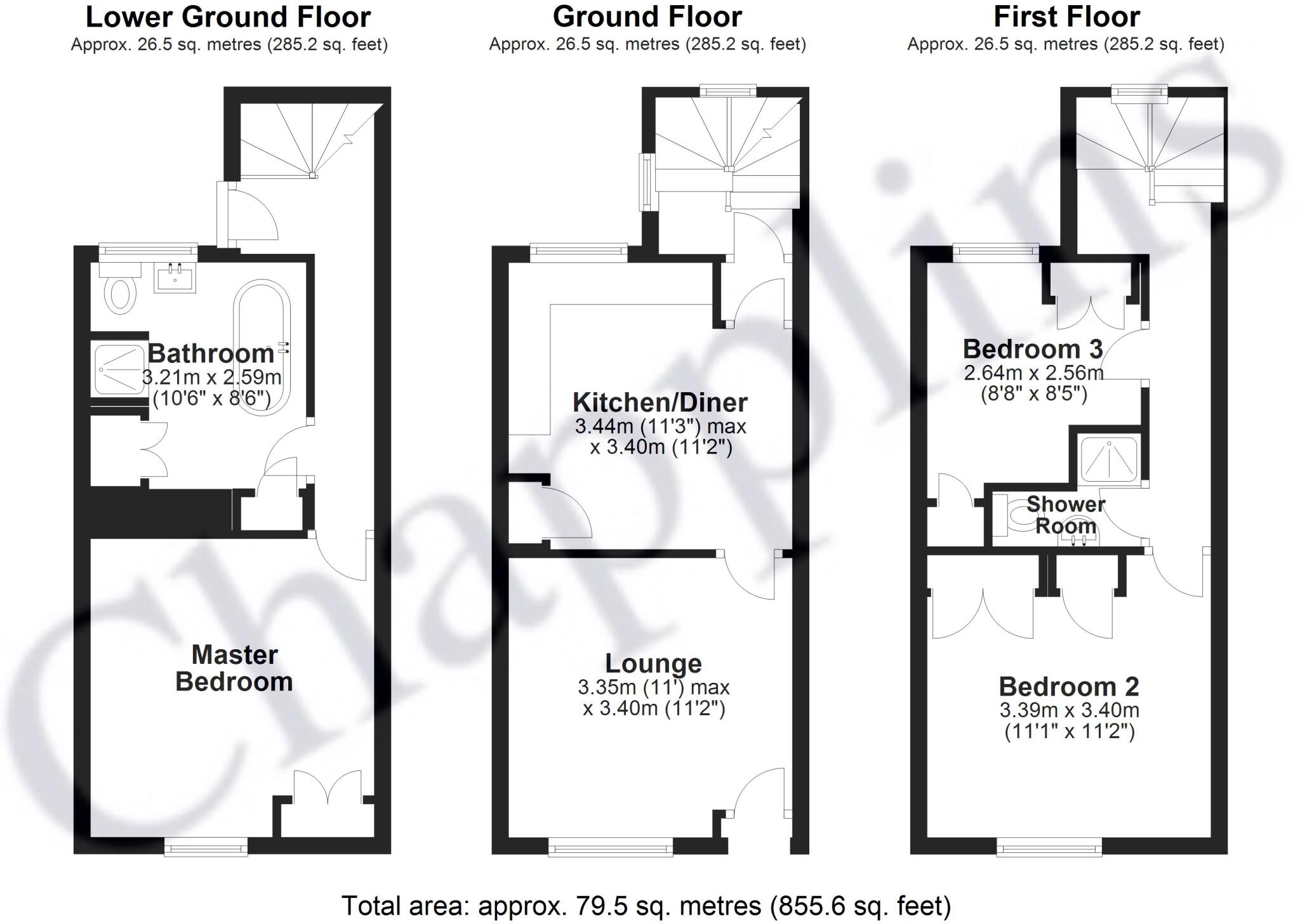 Mill Road, Fareham, Hampshire, PO16 floorplan
