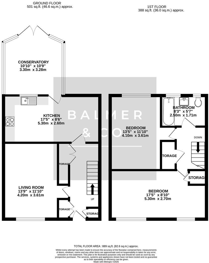 Cunliffe Street, Leigh, WN7 floorplan