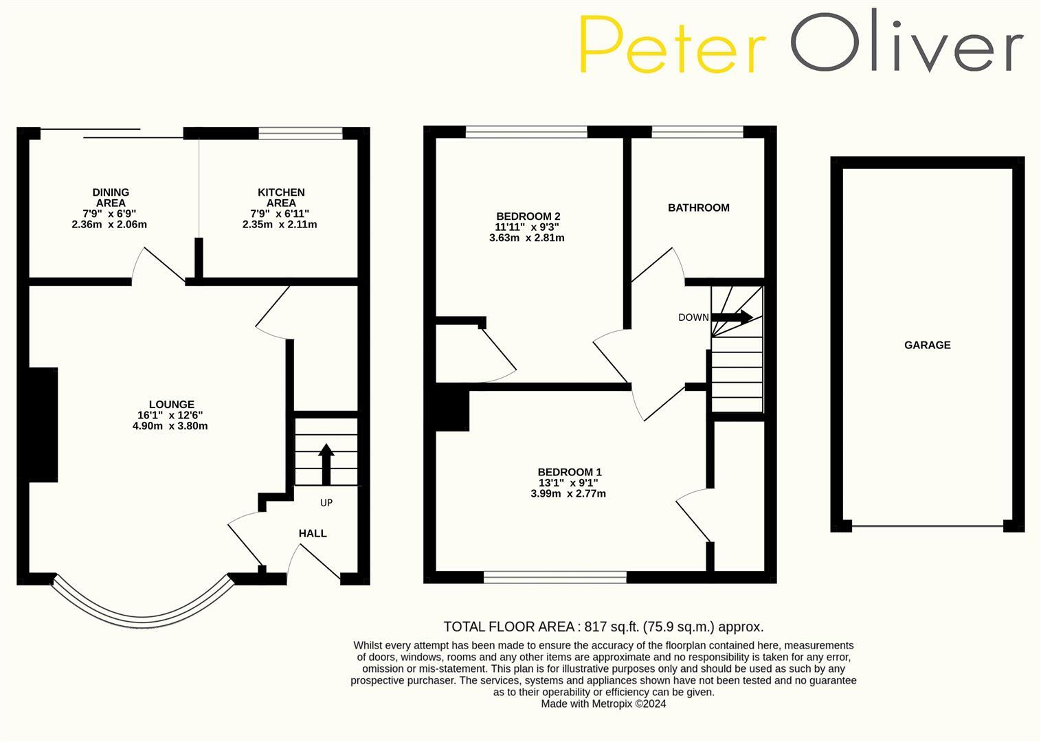 Jeffreys Way, Uckfield floorplan