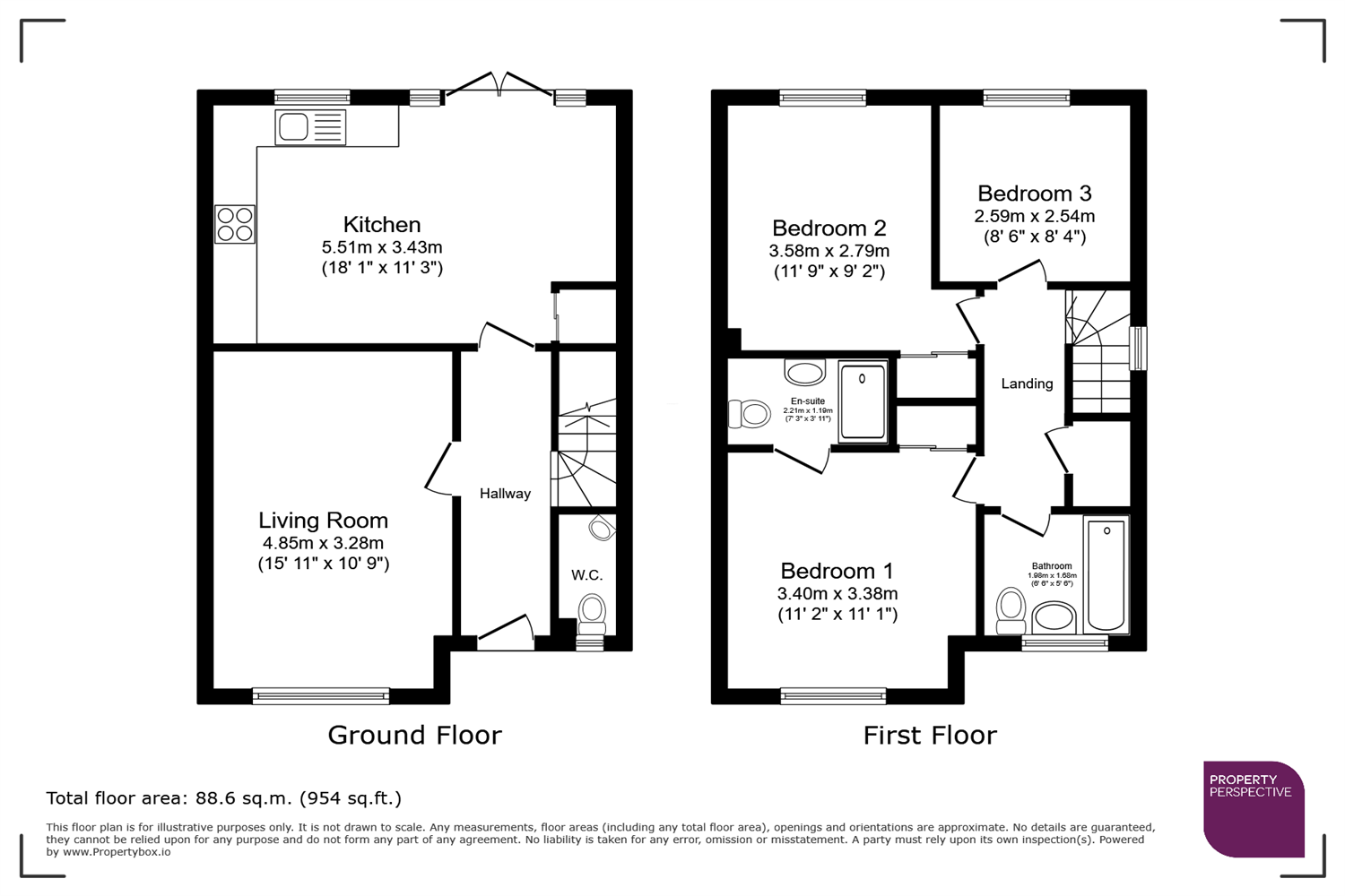 Cheddington Crescent, WA5 floorplan