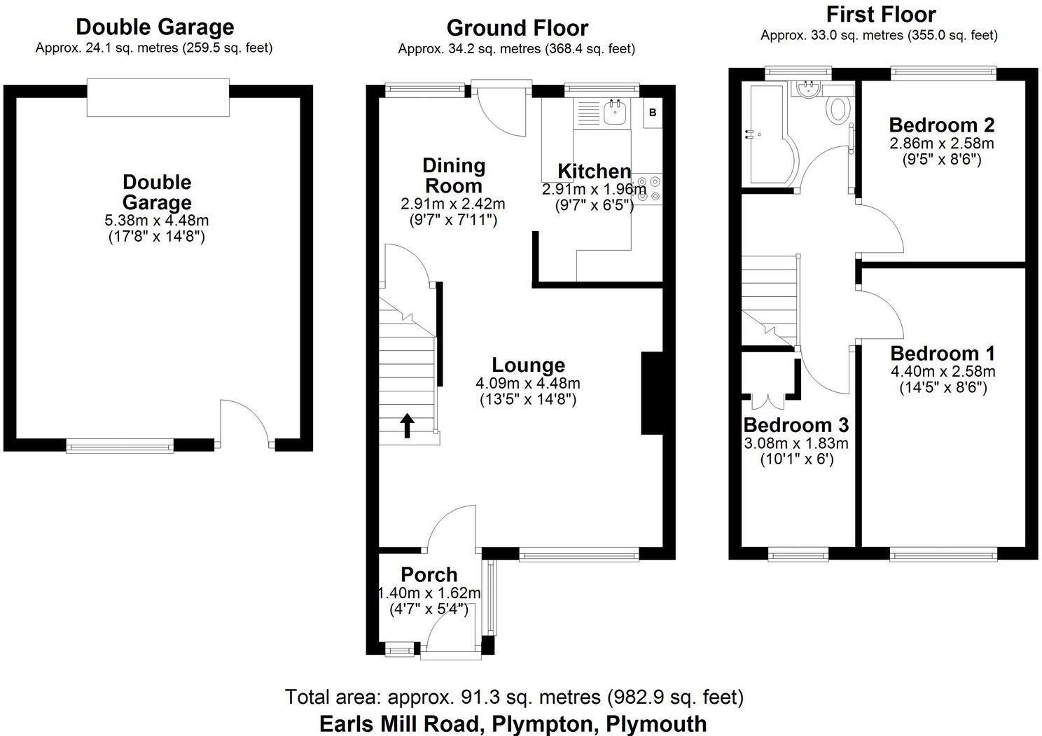 Earls Mill Road, Plympton, PL7 2BX floorplan