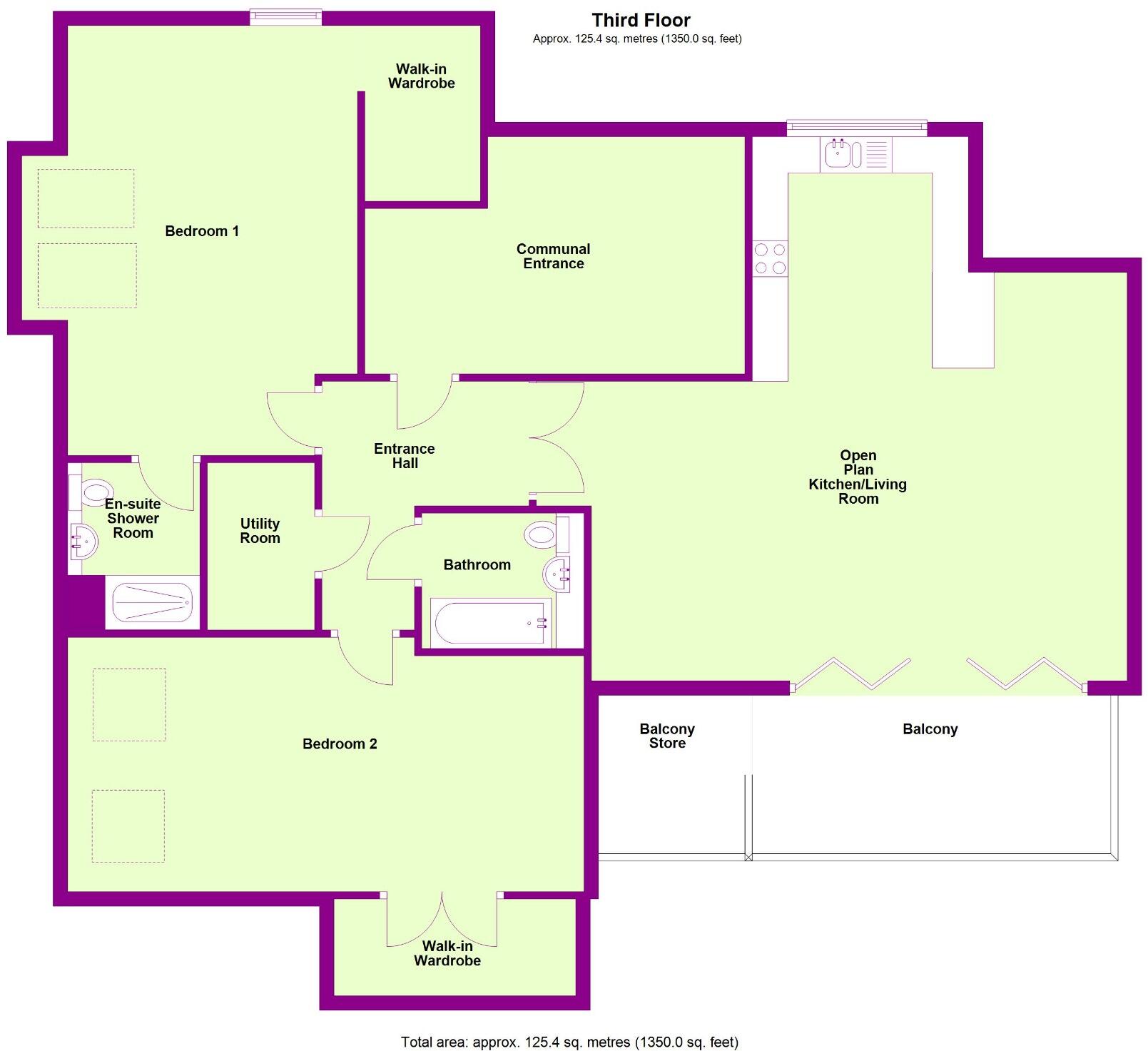 Newlands Place, Seaford, East Sussex, BN25 floorplan