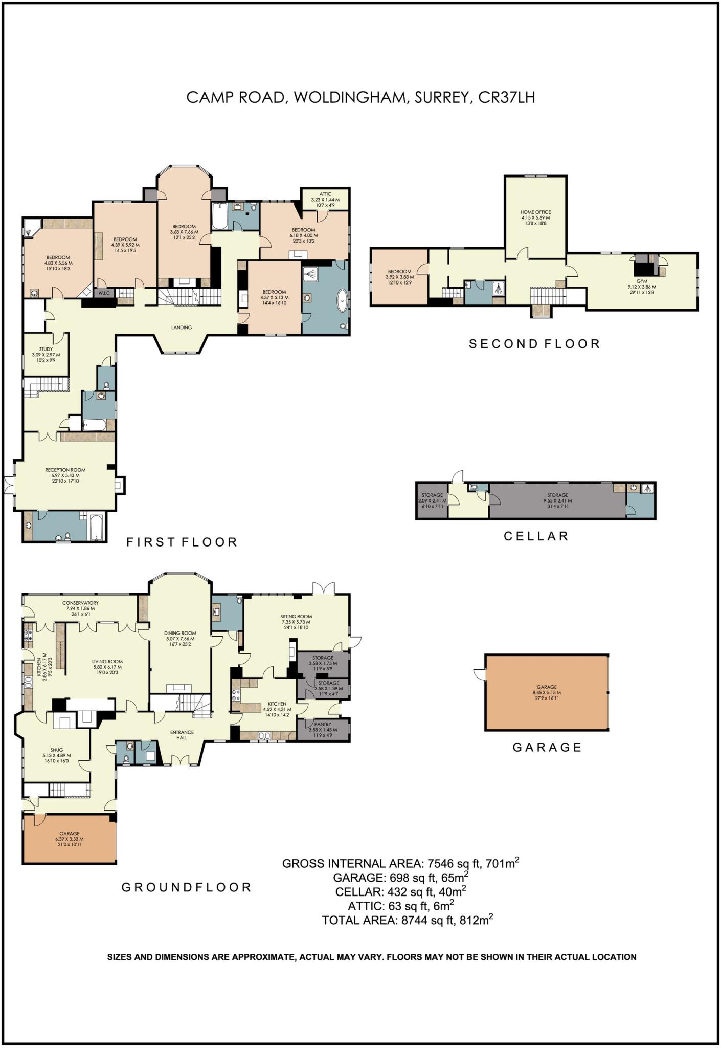 Camp Road, Woldingham, CR3 floorplan
