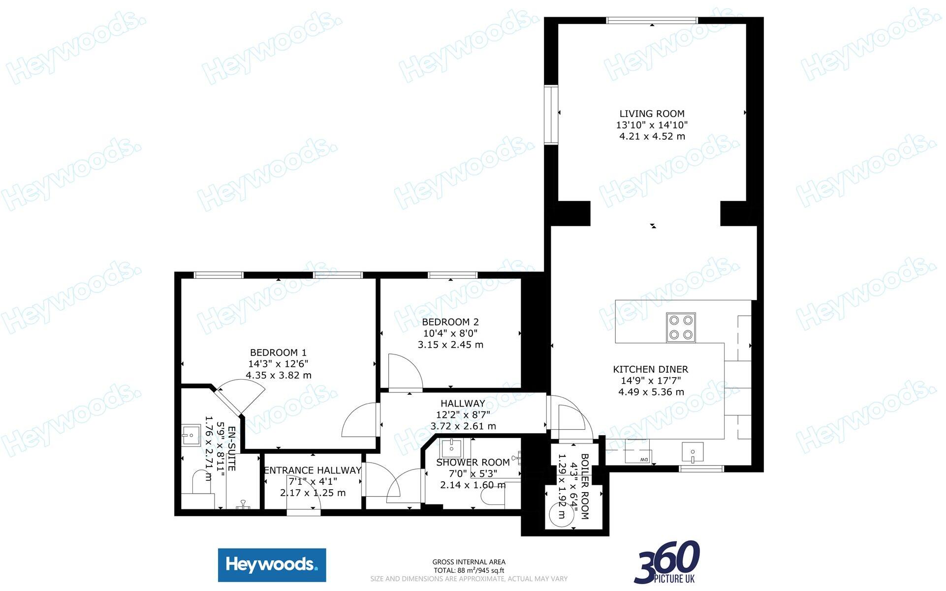 Seabridge Lane, Seabridge, ST5 floorplan
