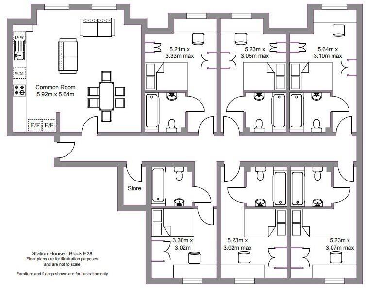 E28, Station House, Old Warwick Road, Leamington Spa floorplan