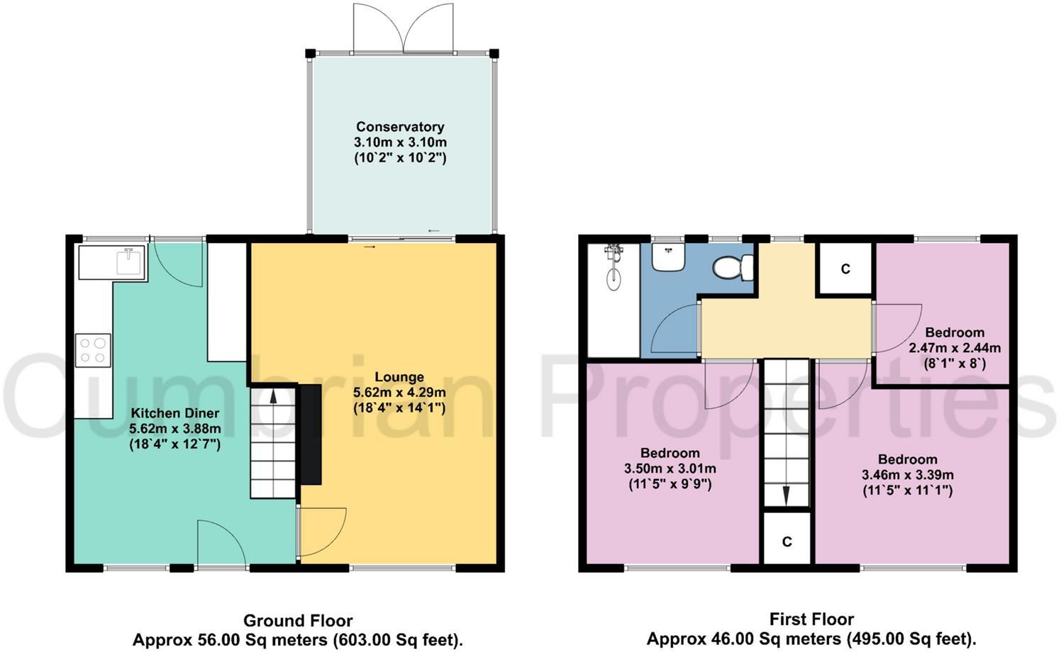 Crossways, Harraby, Carlisle floorplan