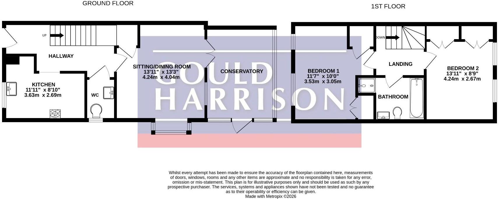 Campion Close, Ashford TN25 4FD floorplan