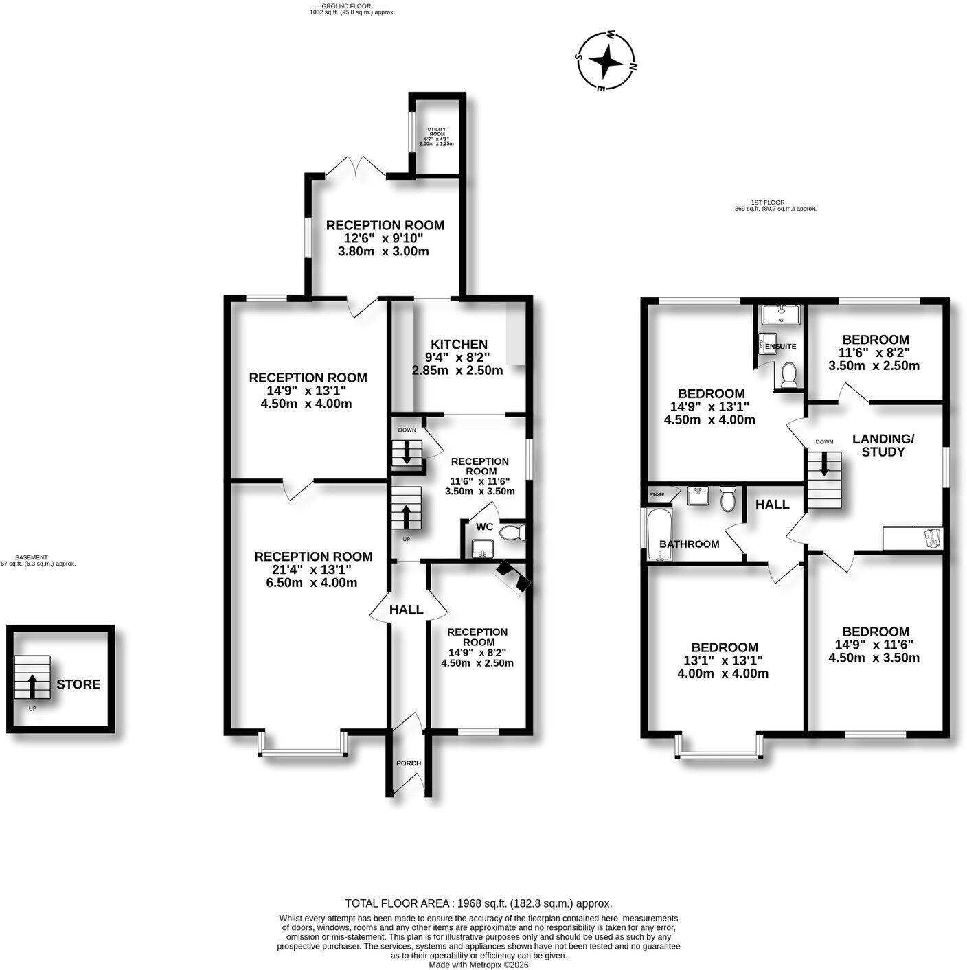 Mount Olive, Oxton, CH43 floorplan