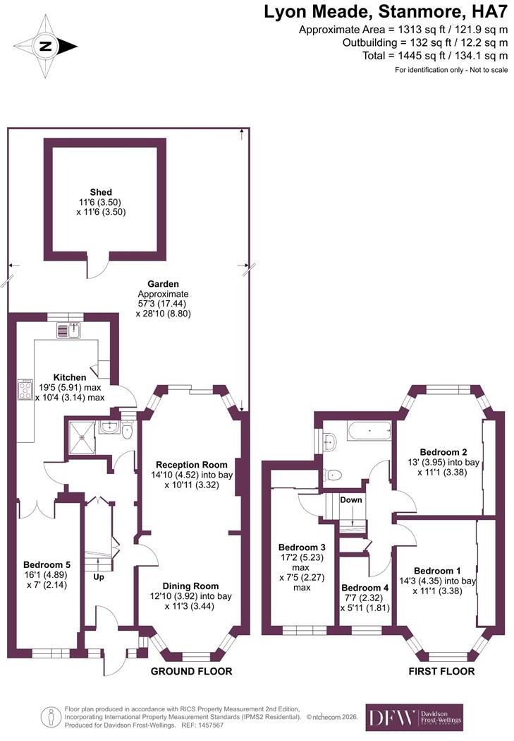 Lyon Meade, Stanmore, HA7 floorplan
