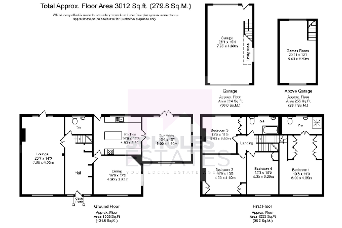 Laurel Cottage, Liverpool Old Road, Sollom, Tarleton, Preston, Lancashire floorplan
