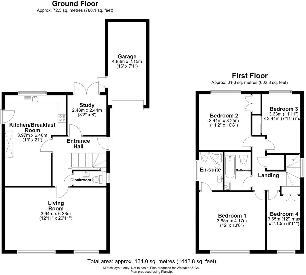 Fairfield Close, Harpenden floorplan